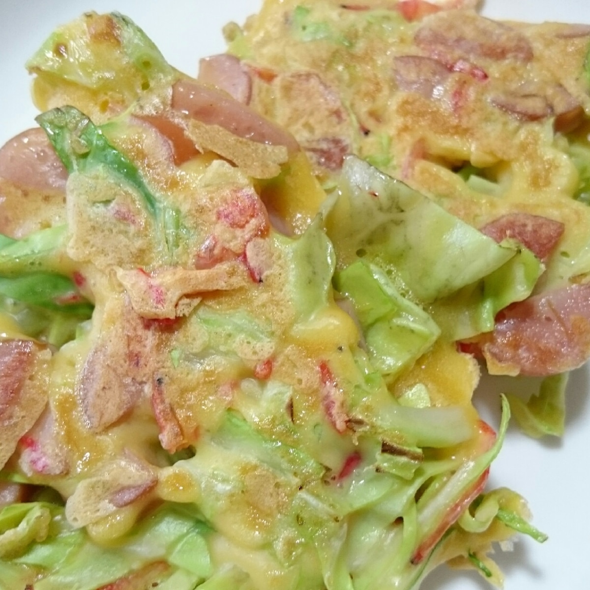 リメイク バッター液でぷちお好み焼き風 レシピ 作り方 By Mamichin555 楽天レシピ リメイク バッター液でぷちお好み焼き風 レシピ 作り方 By Mamichin555 楽天レシピ